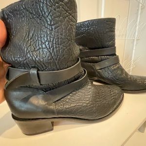 Loeffler Randall shearling lined leather boots